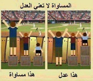 الفرق بين العدل والمساواة